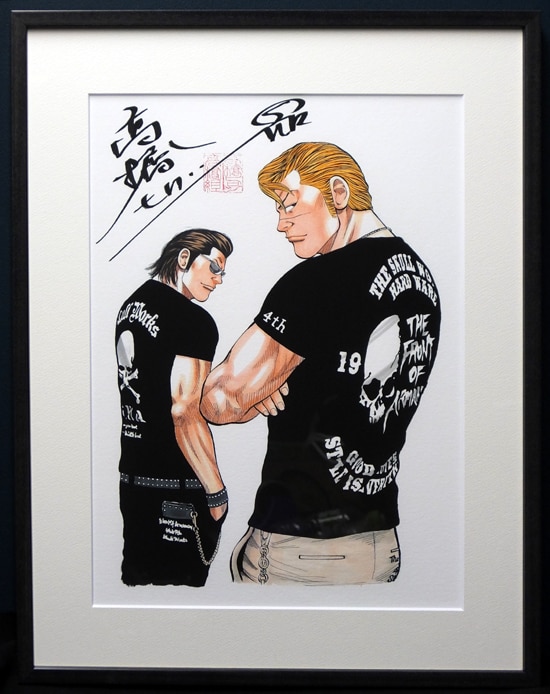 T.F.O.A x COLLARS イラストポスター サイン入り 高橋ヒロシ先生