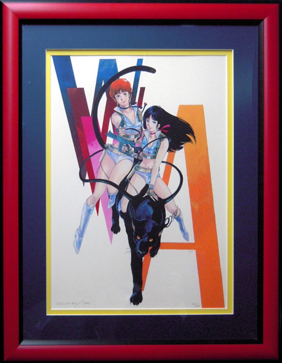 FG-0903]安彦良和 シルクスクリーン 「ダーティペア～スリーダブル