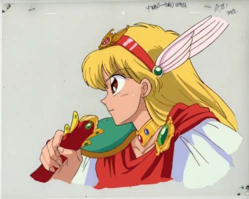 セル画 赤ずきんチャチャ セラヴィ先生とエリザベス風ドロシーちゃん