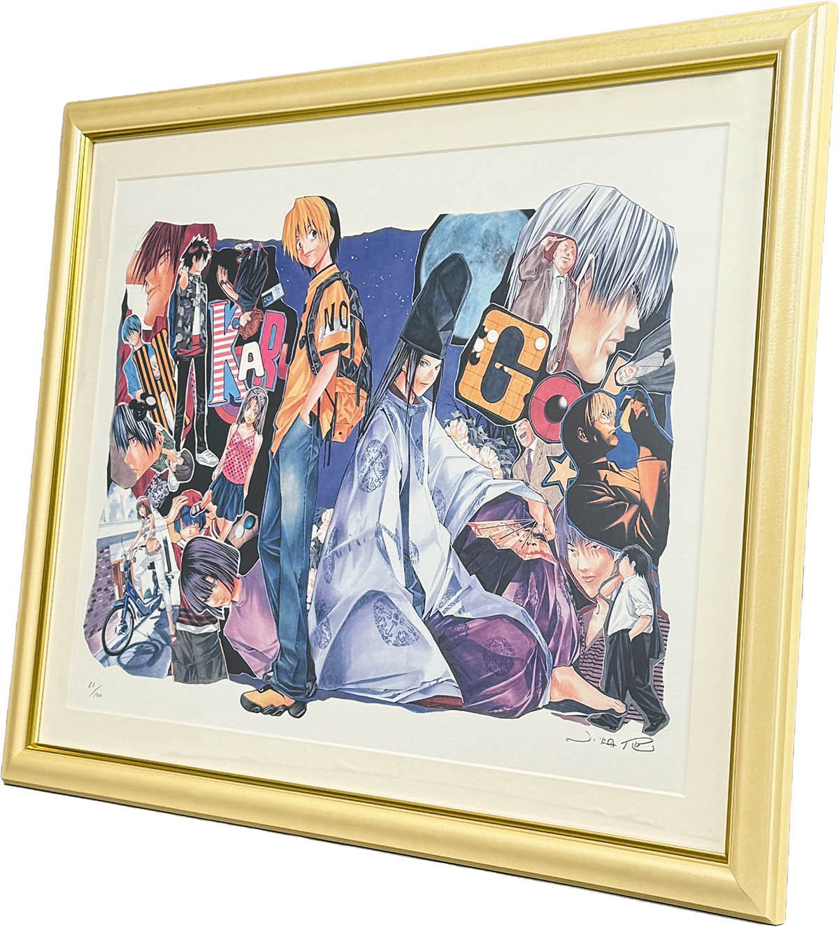 希少非売品】ヒカルの碁 小畑健 連載終了記念複製サイン色紙 アート