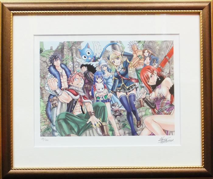 フェアリーテイル 複製原画 版画 カラー複製版画 真島ヒロ FAIRY TAIL
