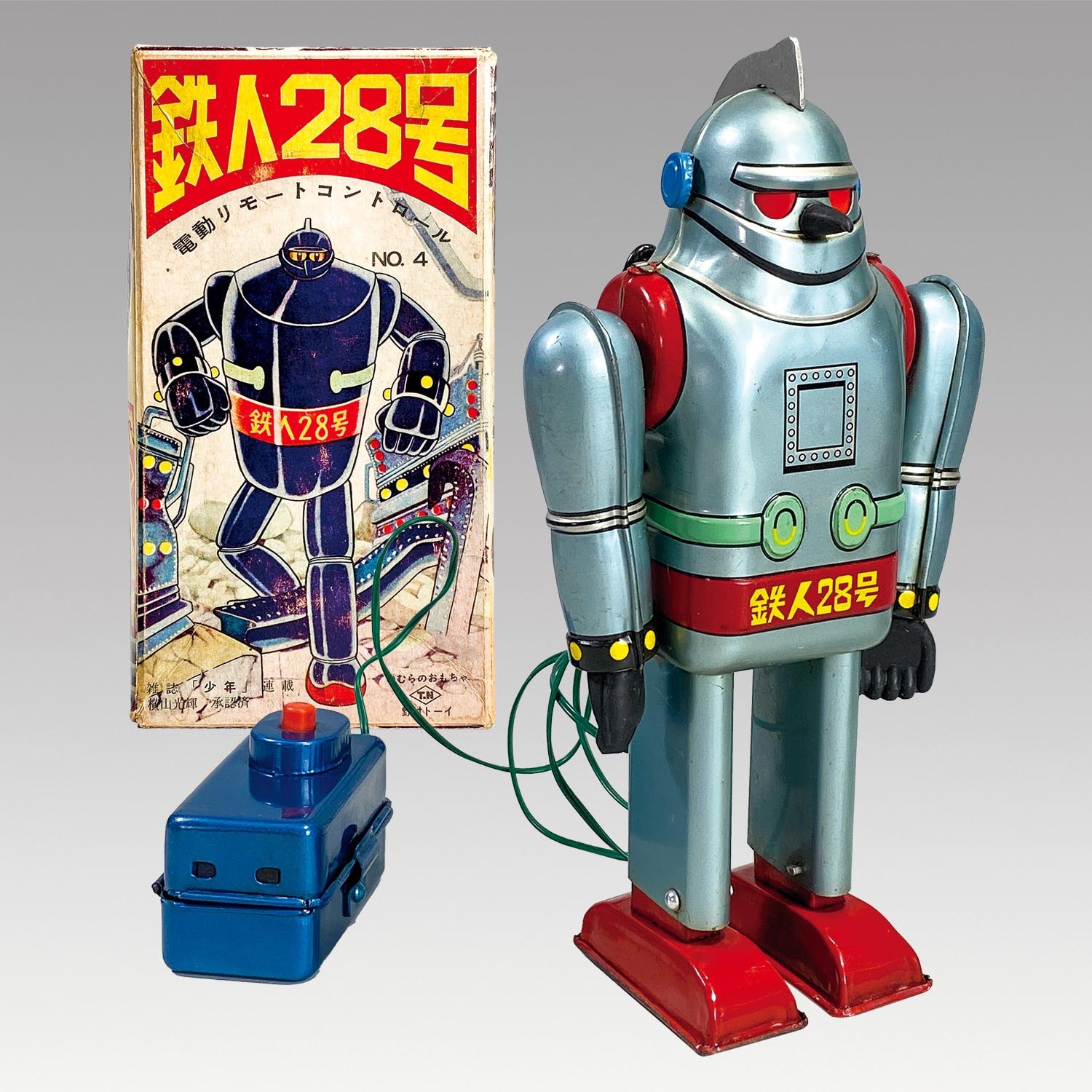昭和レトロ 鉄人28号 ビリケン商会 電動リモートコントロール 未使用