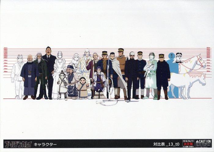 ゴールデンカムイ設定資料セット ゴールデンカムイ3期」設定資料 約165