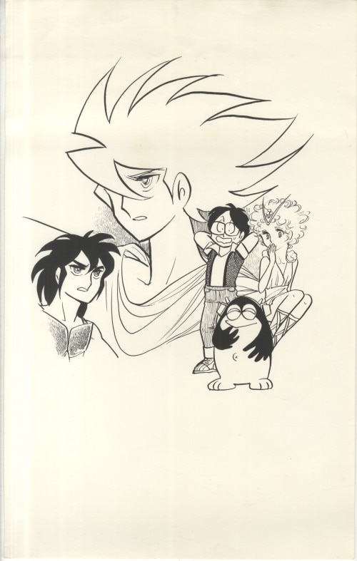 聖悠紀 さん 直筆サイン入り色紙 超人ロック 聖悠紀 さん 直筆サイン