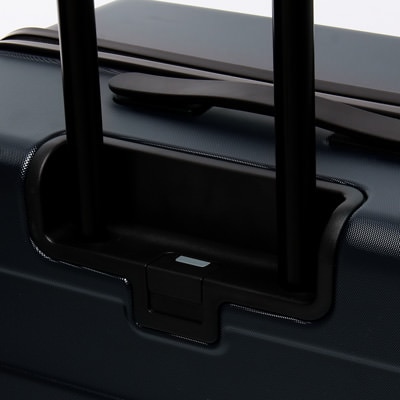 キャリーバーの高さを自由に調節できるストッパー付きハードキャリー