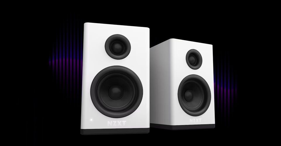 Buy NZXT Relay Gaming Speakers V2 3in White [AP-SPKW2-AU] | PC