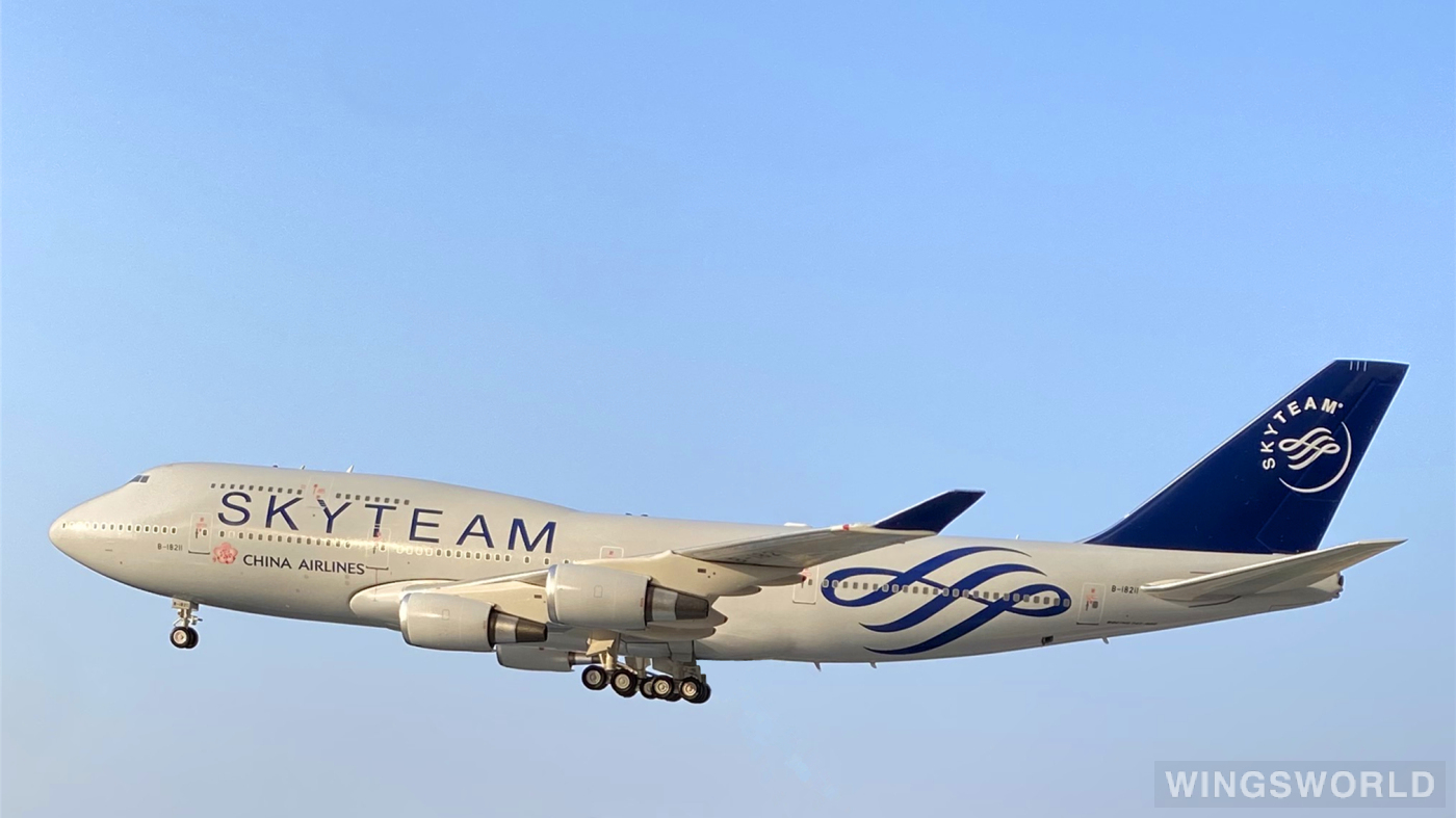 チャイナエアライン 747-400 B-18210 1/200 予約＞Jcwings チャイナ