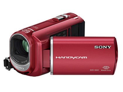 美品✨️SONY DCR-SX41 動作品 ビデオカメラ レッド 赤 Amazon.com