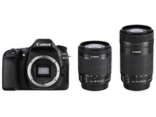 保証付き/動画対応/Canon EOS 80D標準&望遠ダブルレンズセット CANON