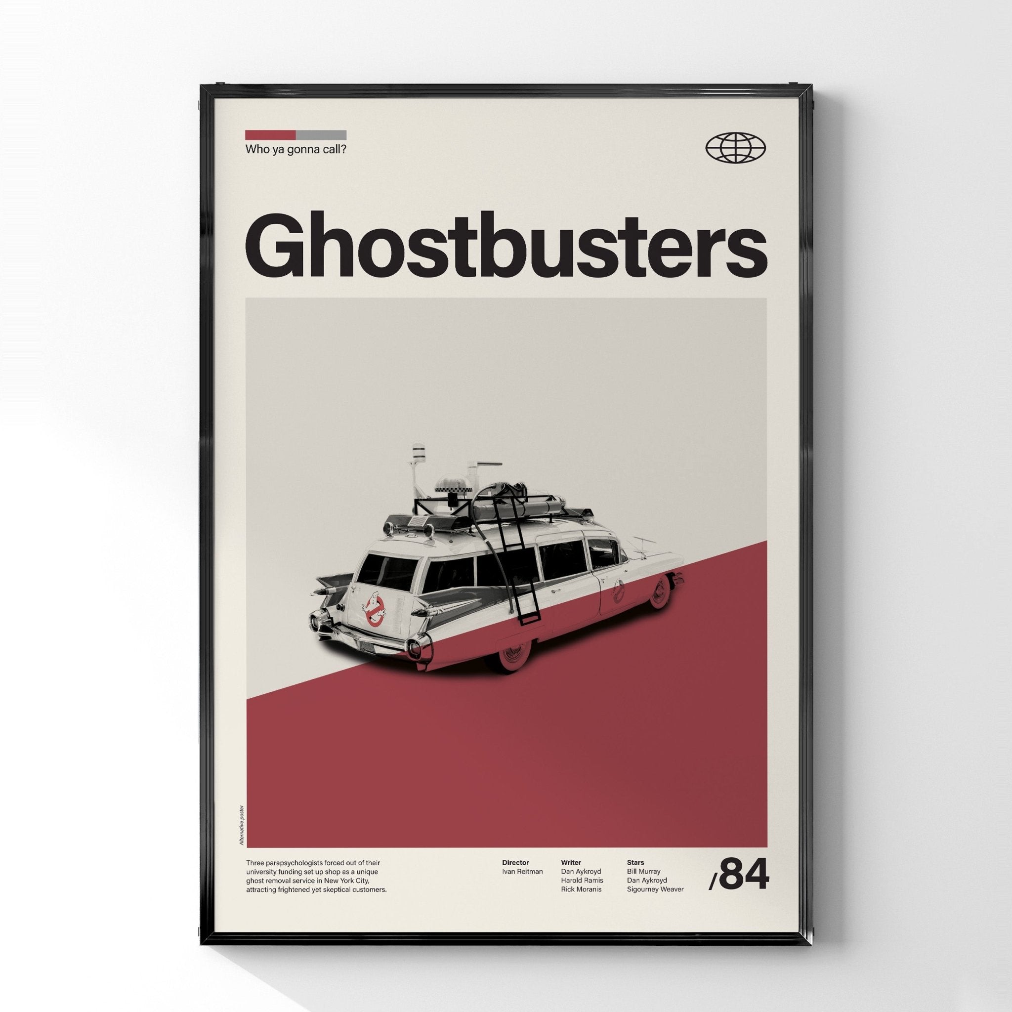 ゴーストバスターズ」ミニマリストアートポスター II – Ink Jp