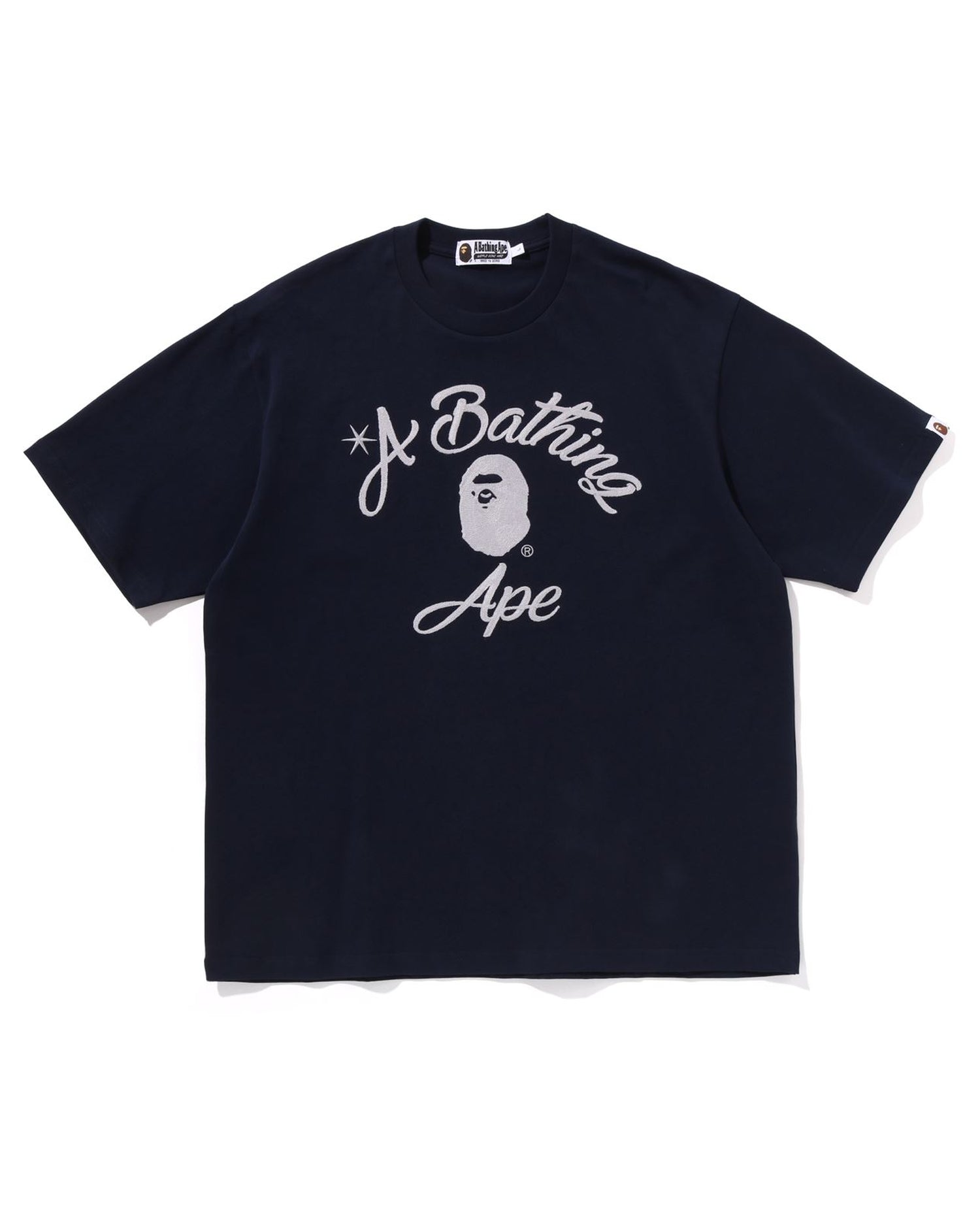 A BATHING APE® Chain Stitch College Relaxed Fit Tee | Bape