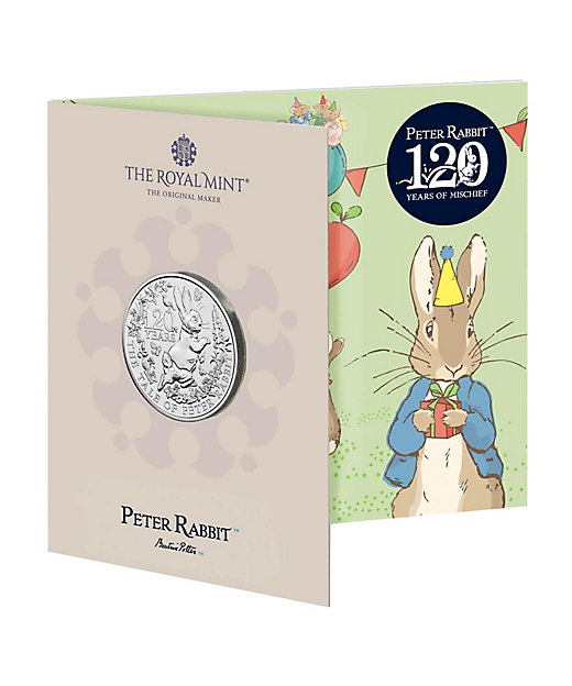 ☆ピーターラビット公式出版120周年記念5ポンド白銅貨 | ROYALMINT