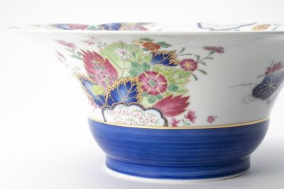 2568 平戸祐祥 染付 唐子絵 花瓶 未使用 2568 平戸祐祥 染付 唐子絵