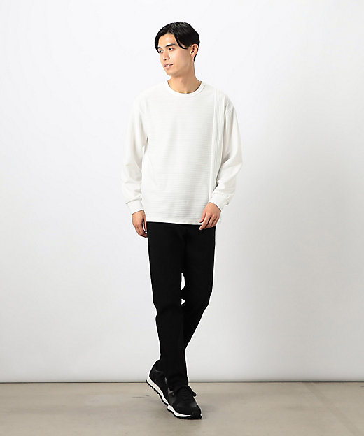 ジャカードコンビ クルーネックTシャツ（4760TK22） | COMME