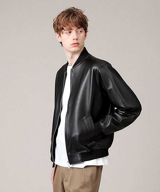 新作】ラムレザー ボンバー ジャケット（2002272570