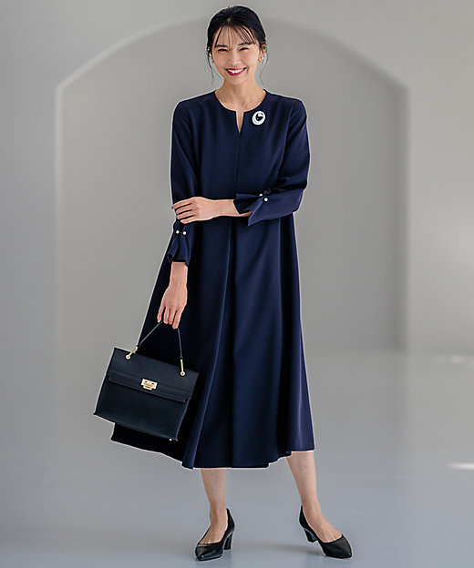 VERYコラボ 】トリアセダブルジョーゼット ワンピース