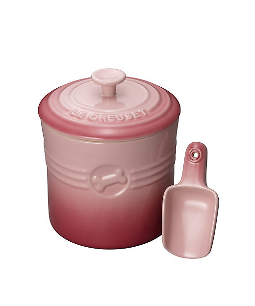 ル・クルーゼおまとめ】ペットフード・コンテナー（スクープ付き