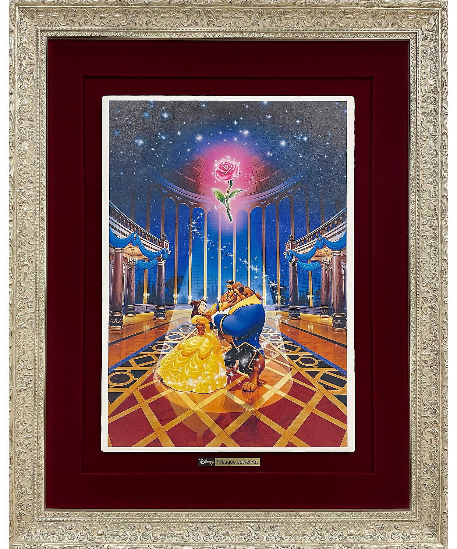 ディズニーアート】マニュエル・エルナンデス☆証明書つき版画☆額65