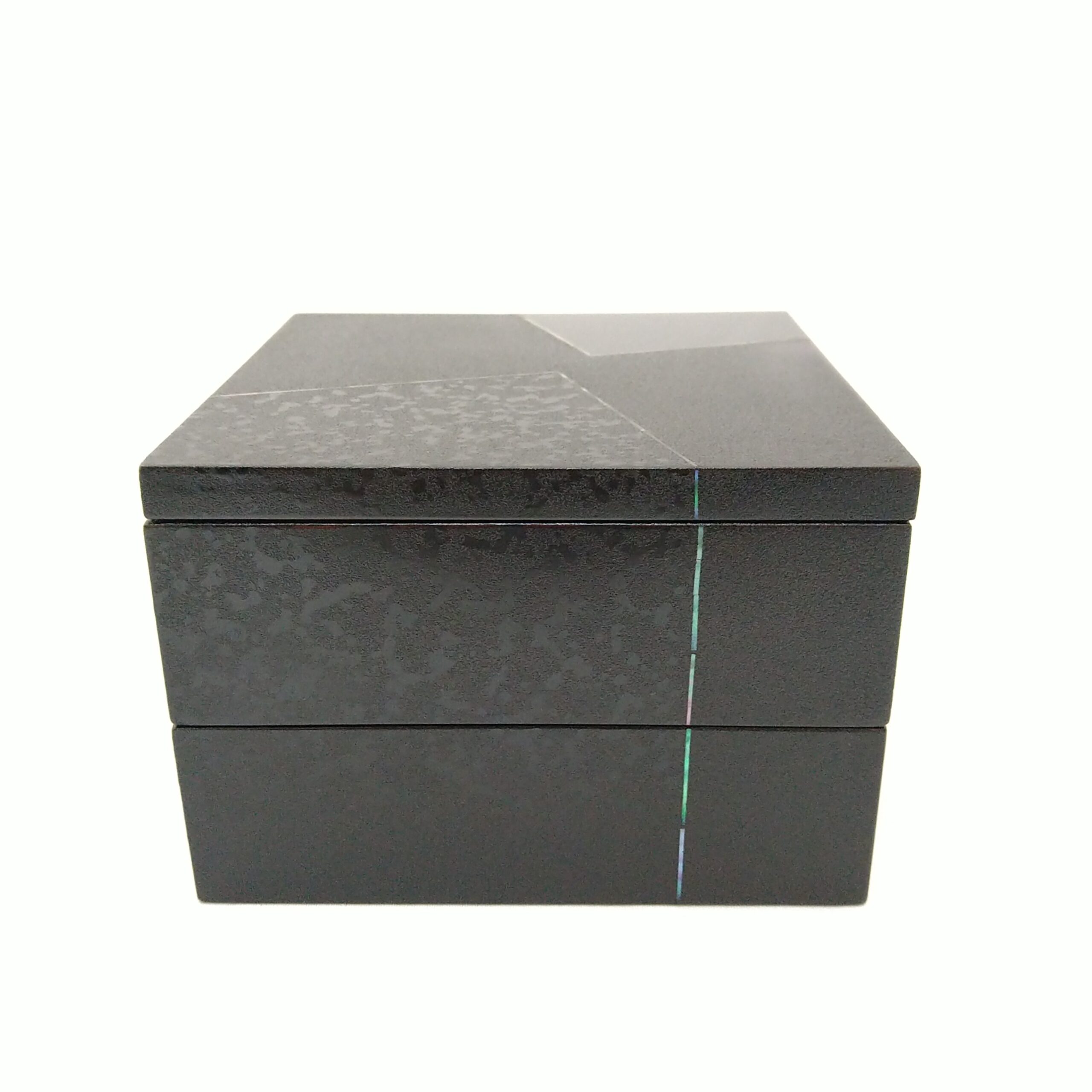 Tsugaru Modern】二段重箱 紋紗塗 螺鈿入 | 津軽塗の販売店・通信販売