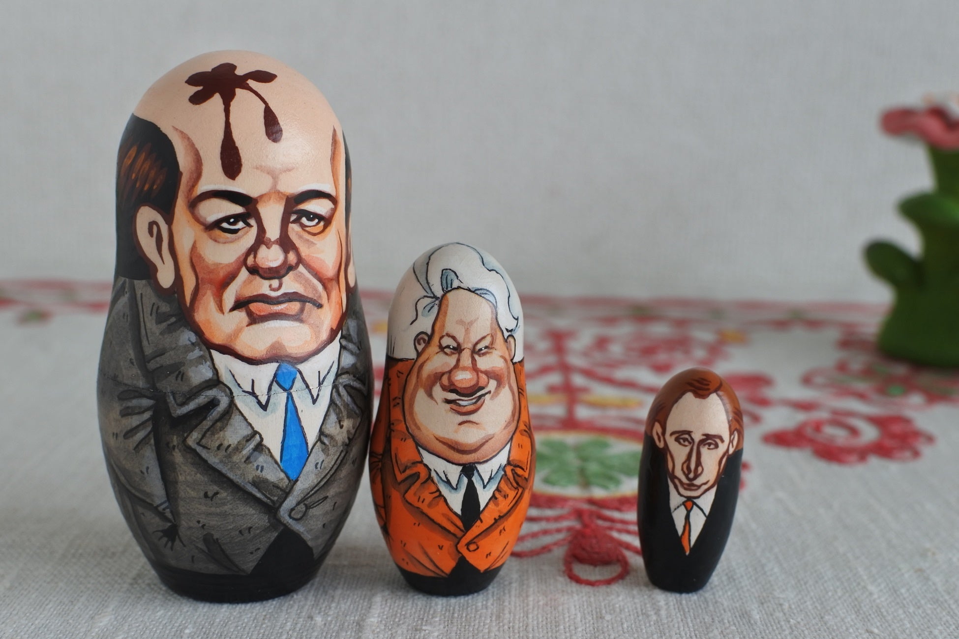 ロシア歴代大統領マトリョーシカ ソ連書記長 5ピース レーニン