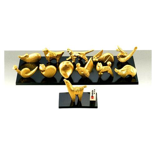 2026年度干支（馬・午・うま）の置物 三枝惣太郎十二支セット 鋳鉄製