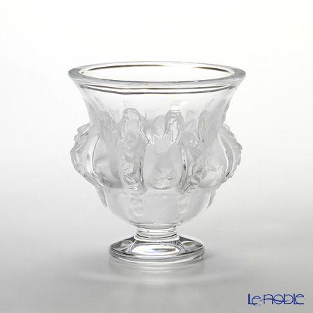 生活に洗練を☆ラリック ダンピエール 花瓶 雀葡萄紋フロストガラス