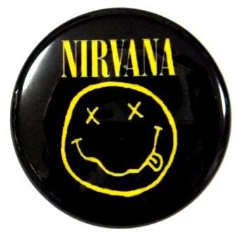 缶バッジ 音楽 NIRVANA 38mm ピンバッジ : SHINSEITECH - 通販