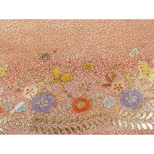 お琴カバー【橙】着物帯 ゆたん油単ハンドメイド 和楽器 正絹 袋帯