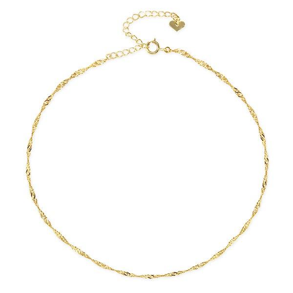 ジュエリーツツミ K18イエローゴールドアンクレット : ジュエリー