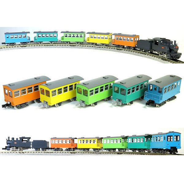 Nゲージ 北欧のミニ列車セット（DSBドッグノーズ機関車、タンク車