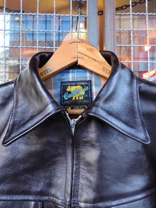 Rainbow Country 40's Horsehide Sports Jacket Seal Brown【RCL