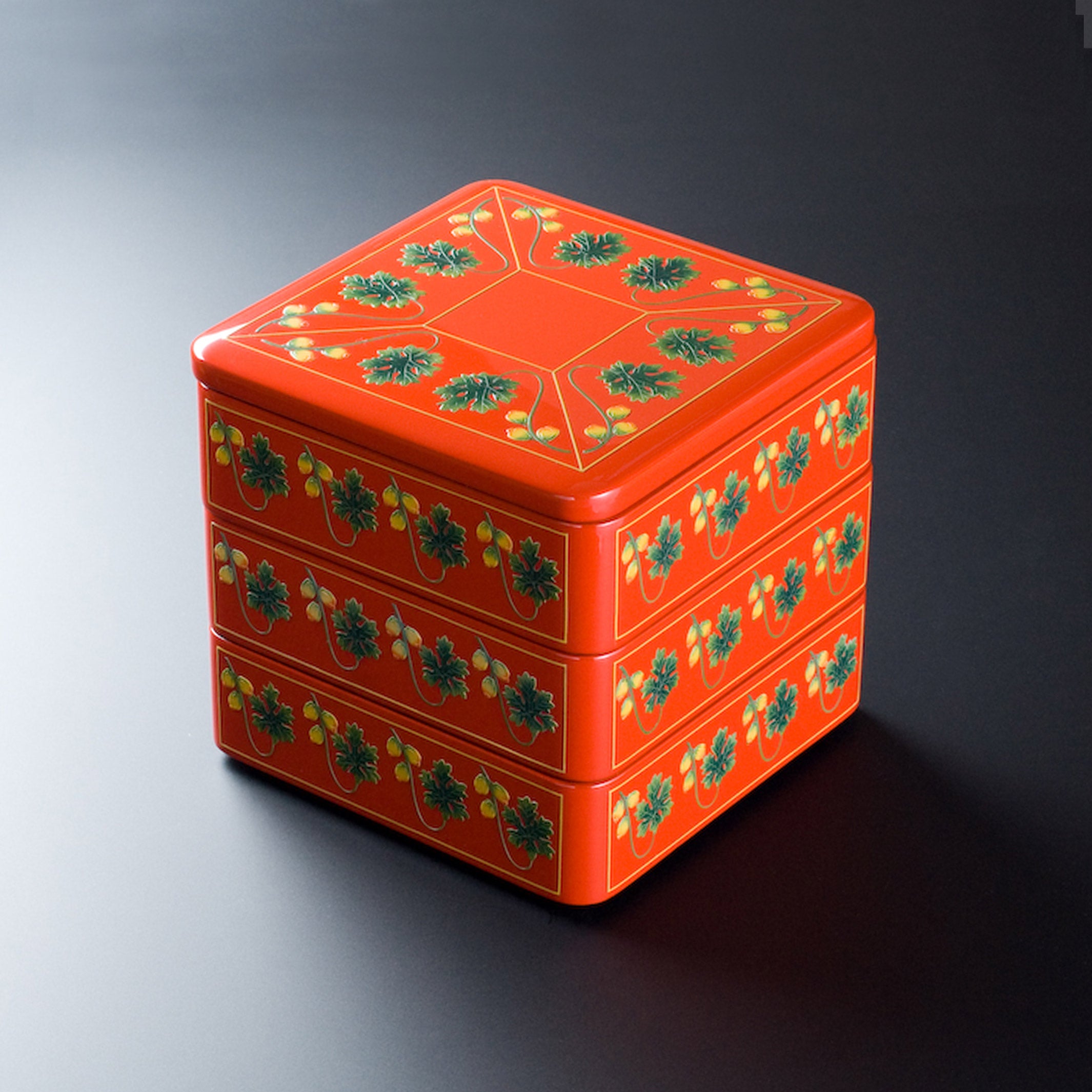 琉球漆器 重箱 重箱 – 角萬漆器