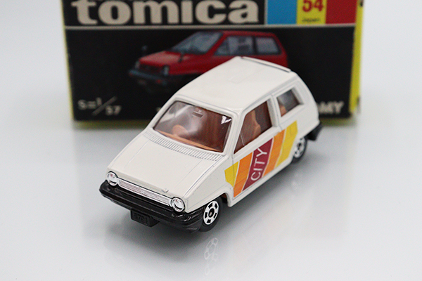 トミカ黒箱54-3ホンダシティ・シティフェア販売商品6台(1982 年9月開催