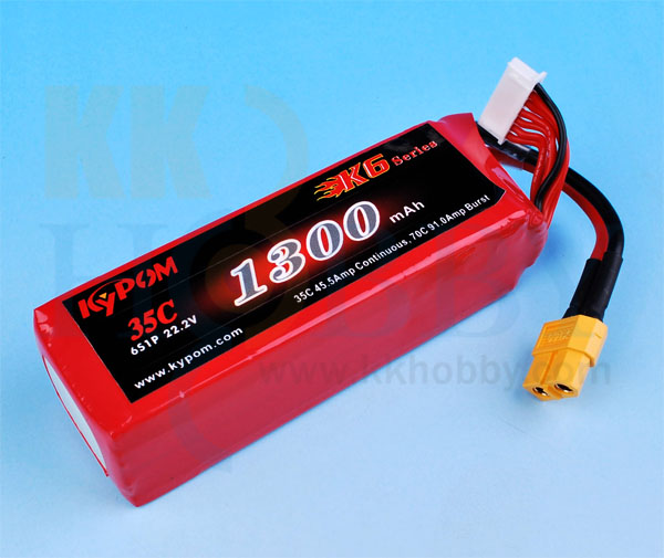 KK HOBBY】 バランス充電端子付 【XT60コネクター付】リポバッテリー