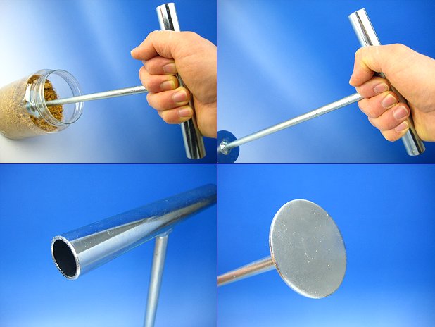 菌糸瓶詰めの定番T字ハンドプレスの販売