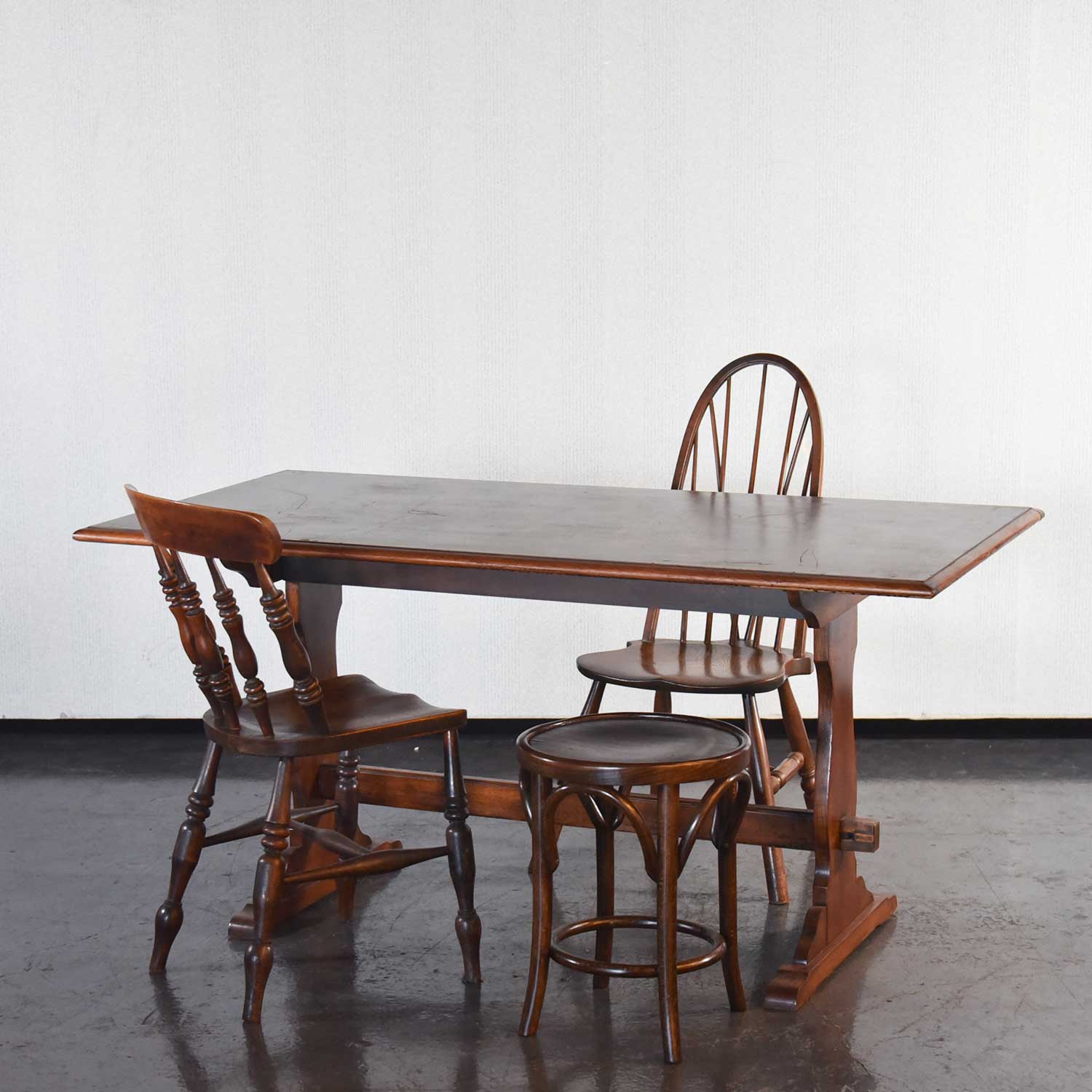 イギリス ヴィンテージ ダイニングテーブル リフェクトリーテーブル/TA