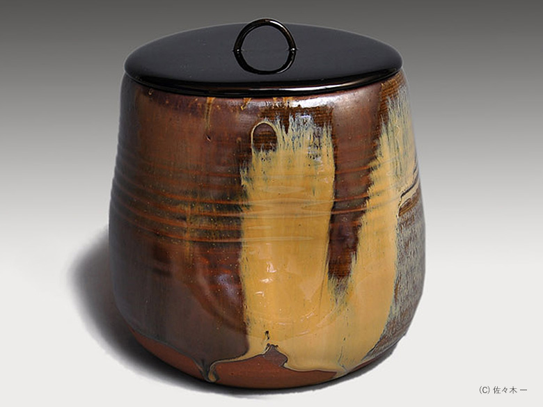 小堀遠州流 茶道 –松籟会– ｜ 遠州ごのみ 「高取焼 遠州切型水指」