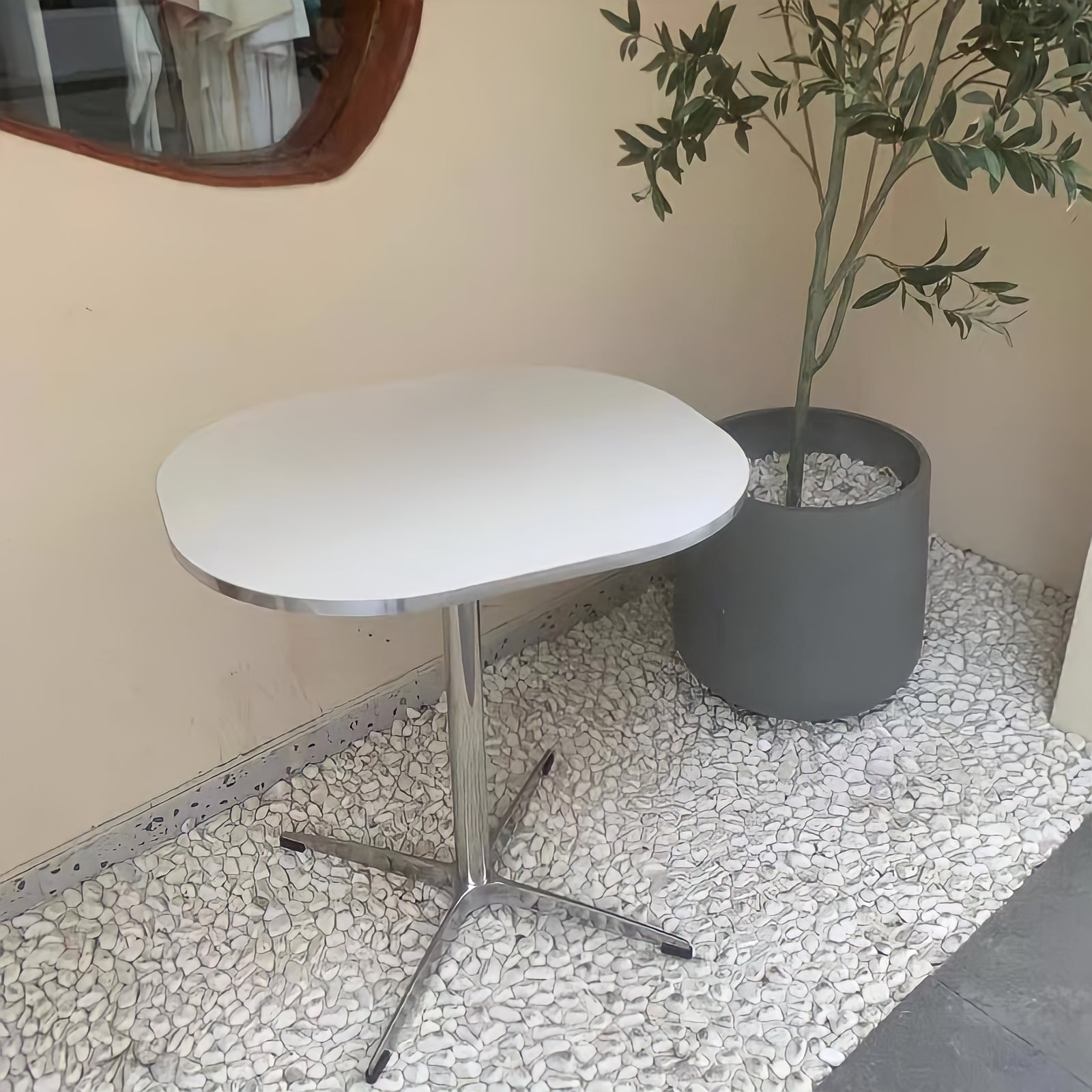 シルバーエッジモダンテーブル – kocol