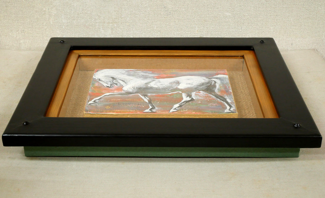 十時孝好「UMA95－6（馬）」油絵・SM 絵画買取・販売の小竹美術