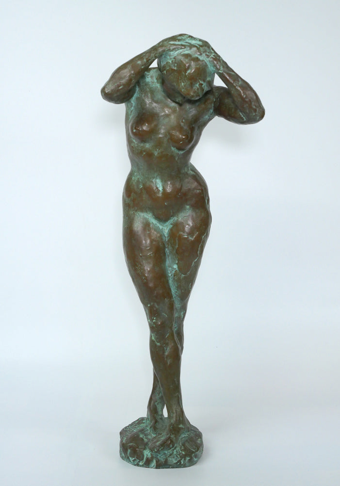 本郷新「裸婦」ブロンズ作品・H50cm 絵画買取・販売の小竹美術