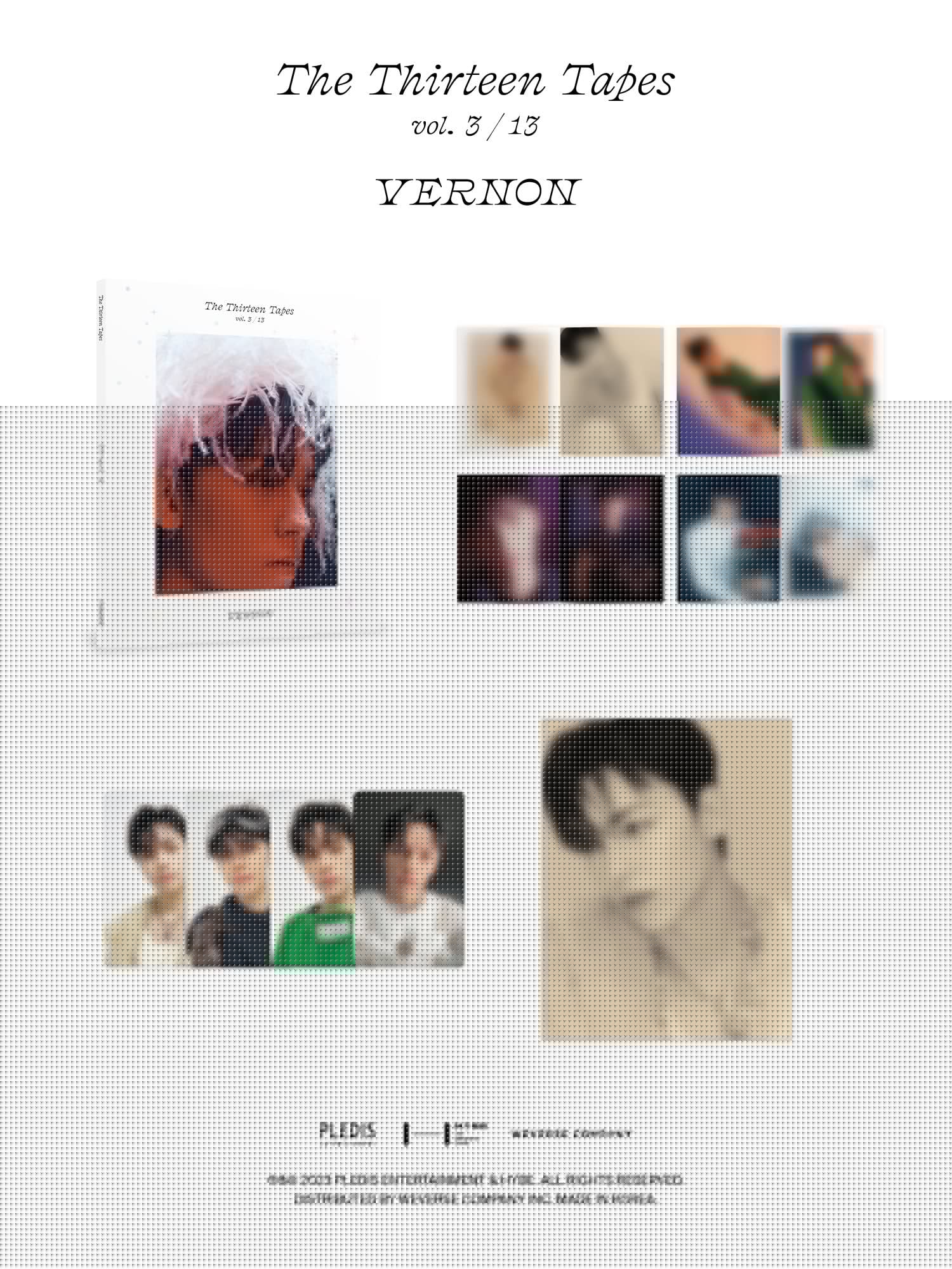 SEVENTEEN The Thirteen Tapes TTT ウジ 写真集 Weverse] SEVENTEEN