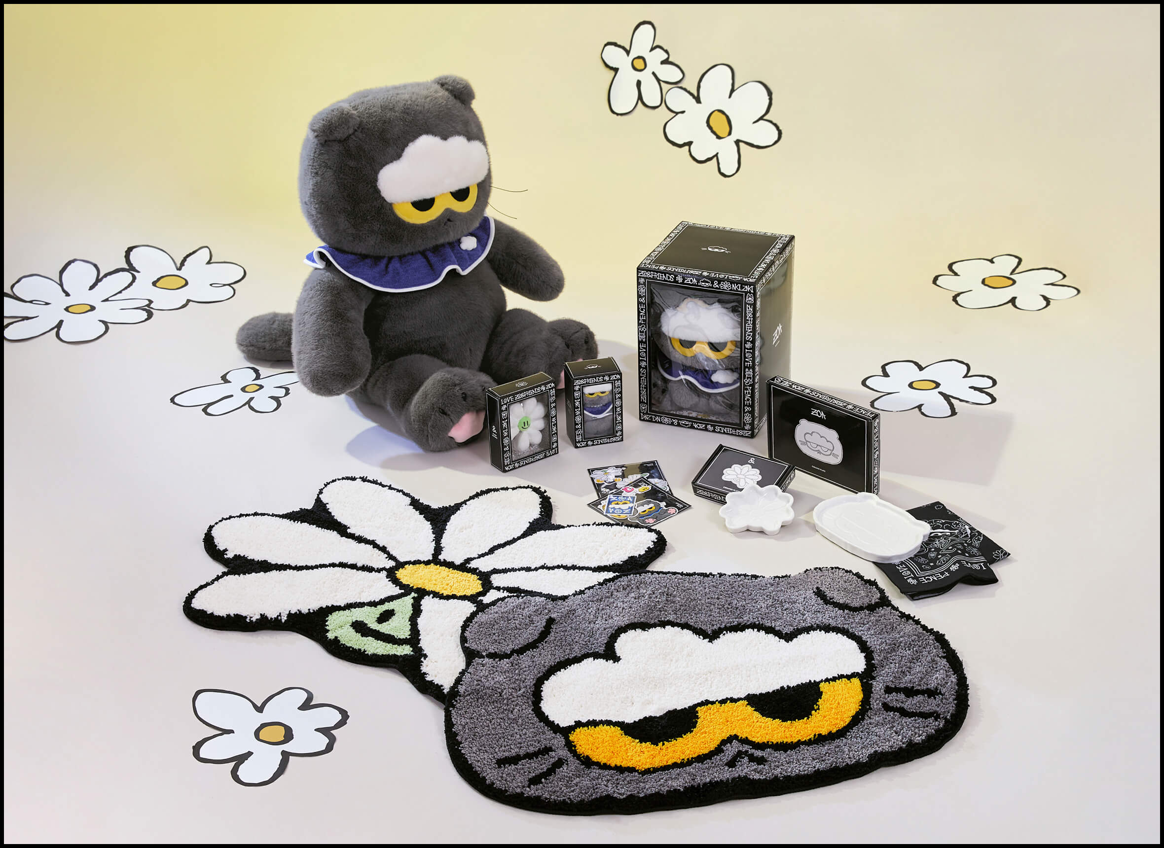 ZO&FRIENDS ミディアムぬいぐるみ ジヨン ZOA G-DRAGON 楽天市場