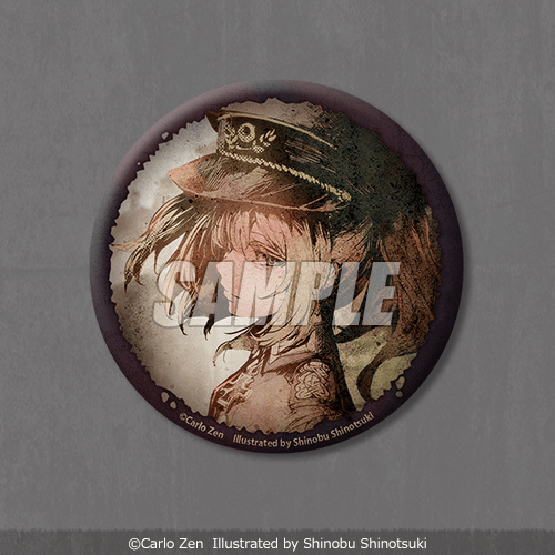 幼女戦記 くじ引き堂 オンラインくじ E賞 ホログラム缶バッジ 12種