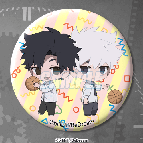 時光代理人くじ引き堂E賞缶バッジE-1トキ程小時描き下ろしセット