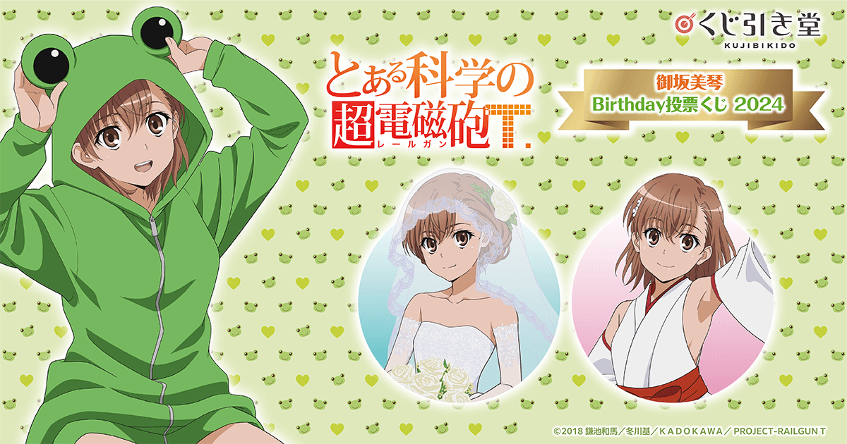 とある科学の超電磁砲T」御坂美琴 Birthday 投票くじ 2024 | くじ引き堂