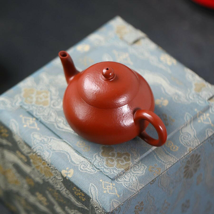 唐物 職人手作り 宜興紫砂 朱泥急須 唐物 職人手作り 宜興紫砂 朱泥