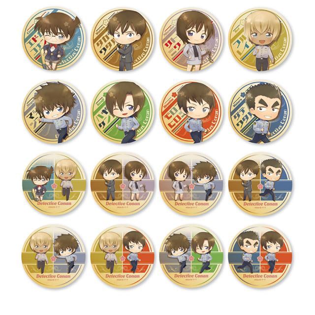BOX】『名探偵コナン』 デフォルメ 缶バッジ : サンデープレミアム