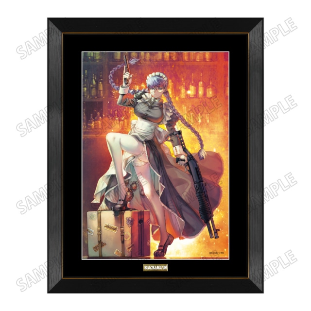 ブラックラグーン コミケ限定 直筆サイン入り セル画 ブラックラグーン