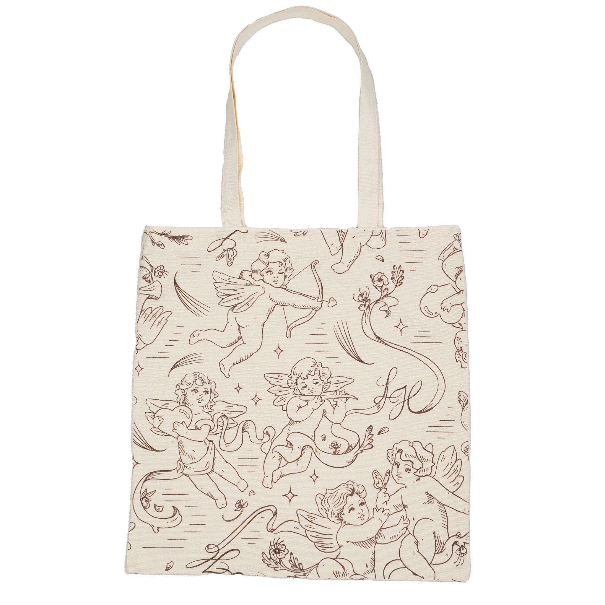 GOD ONLY KNOWS ANGEL LOGO TOTE BAG アイボリー GOD ONLY KNOWS ANGEL