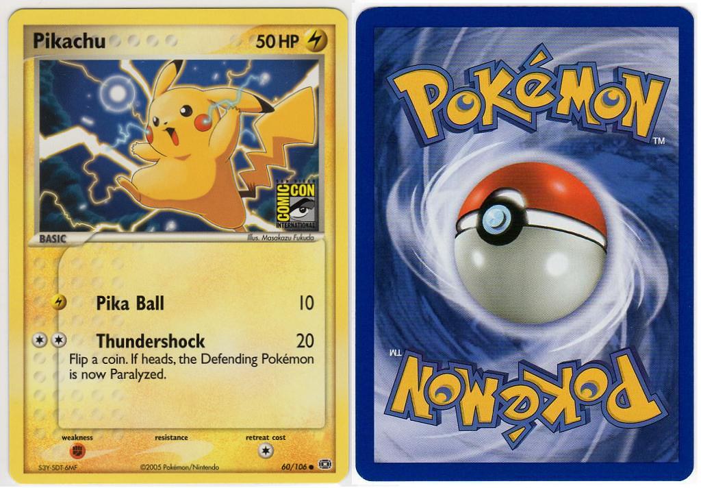 英ピカチュウ/Pikachu 2005 SanDiego ComicConプロモ 英ピカチュウ